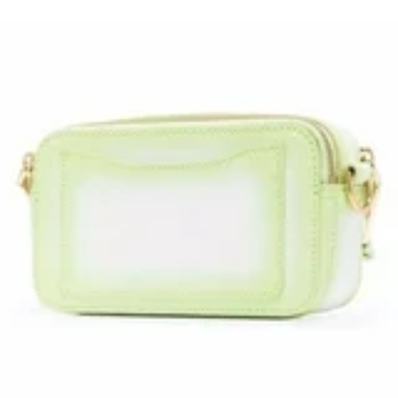 NWT Marc Jacobs Snapshot Fluoro Edge Crossbody Neon Green Woven Strap w/ Dustbag - Picture 4 of 13